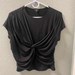 Express women’s large black top